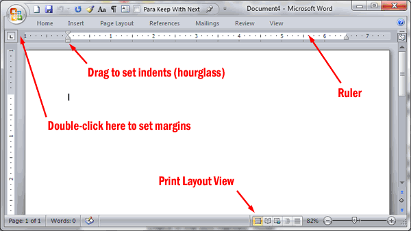 Microsoft Word 2007 Default Template
