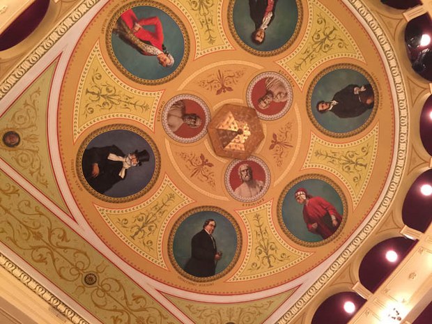 Ceiling of the Apollon Opera House