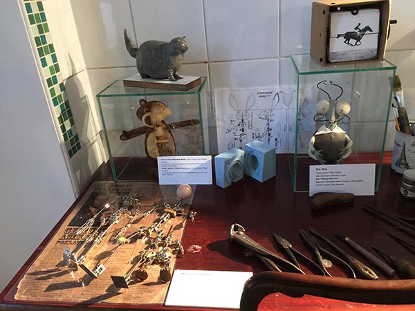 Armatures, tools and puppets at the SE-MA-FOR Museum