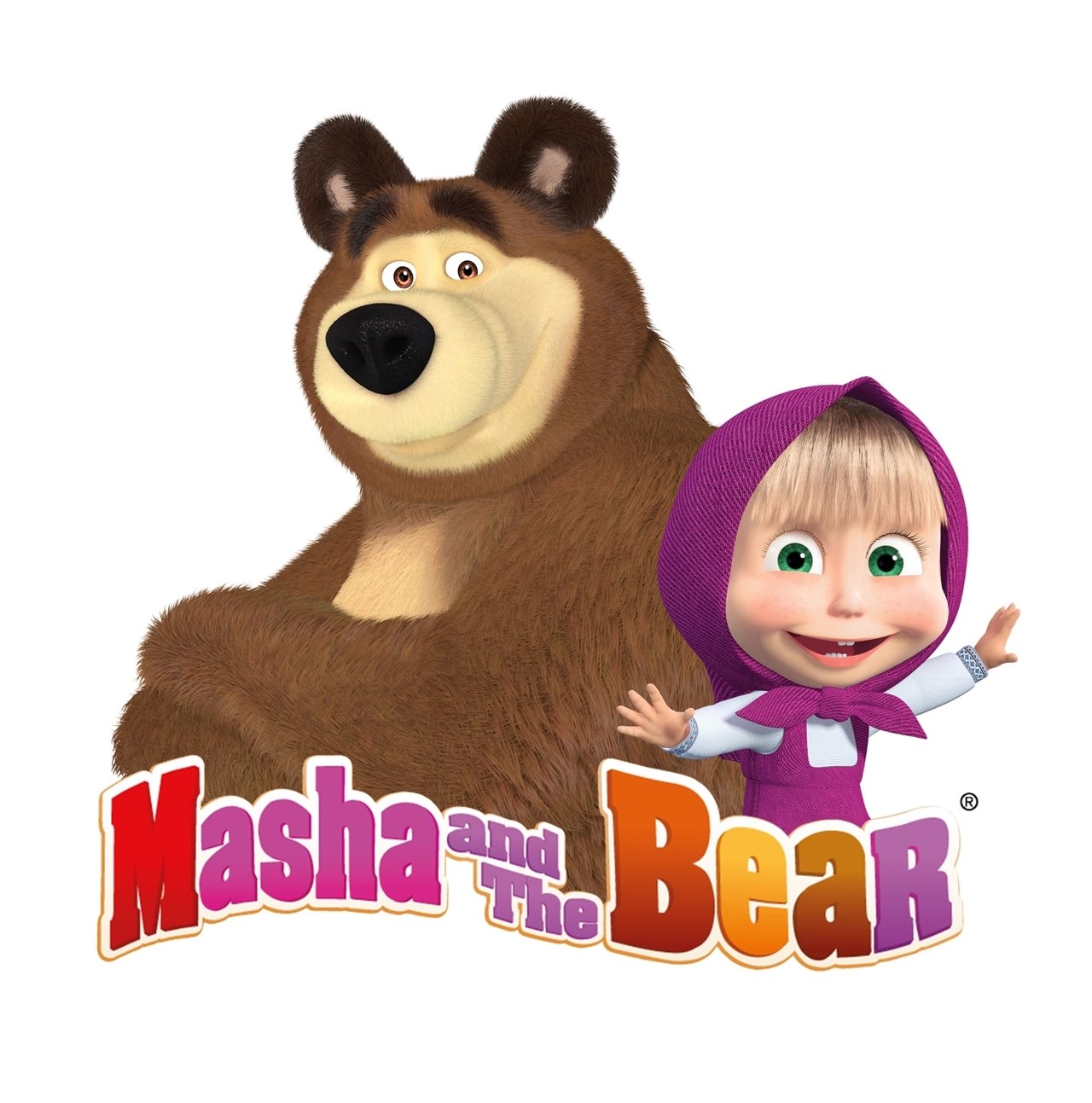Masha and the bear in english